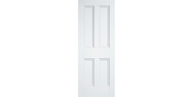 LPD Nostalgia Traditional 4 Panel White Primed Internal Door