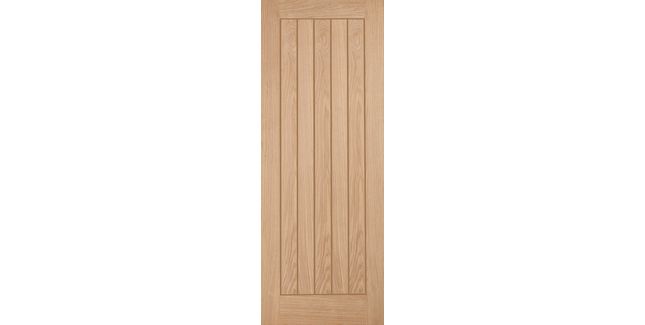 LPD Belize 5 Panel Unfinished Oak FD60 Internal Fire Door