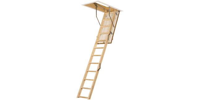 TB Davies EuroFold Timber Loft Ladder