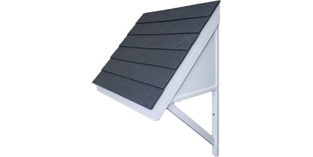 Apex Mono600 Modern Door Canopy Kit With Straight Brackets