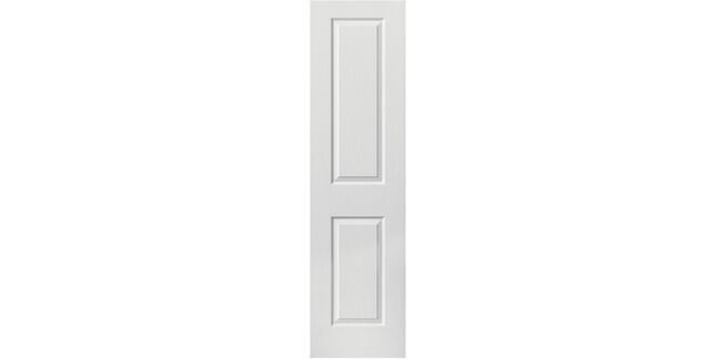 JB Kind 2 Panel Canterbury Grained White Primed Internal Door