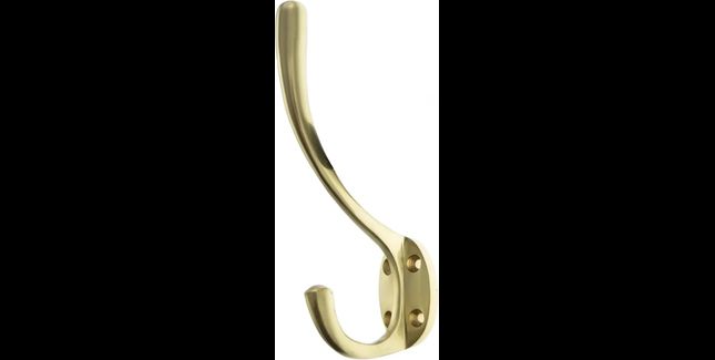 Atlantic Traditional Solid Brass Hat &amp; Coat Hooks