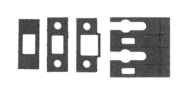 Atlantic Tubular Latch Intumescent Latch Kit FD60 1mm