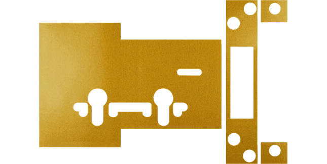 Atlantic Deadlock - Euro &amp; 5LK Intumescent Lock Kit FD30 0.8mm