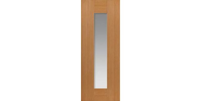JB Kind Axis Pre-Finished Oak Internal Glazed Door
