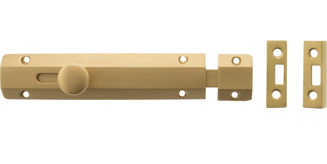 Atlantic Solid Brass Surface Door Bolt
