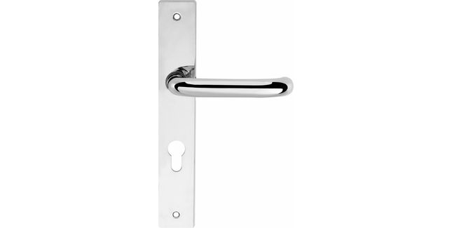 CleanTouch Anti-Bac RTD Safety Lever on Square Euro Backplate (Pair)