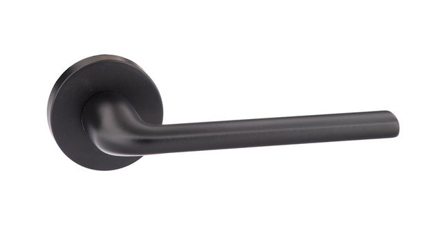 Forme Milly Lever Door Handle on Round Rose (Pair)