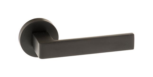 Forme Asti Lever Door Handle on Round Rose (Pair)