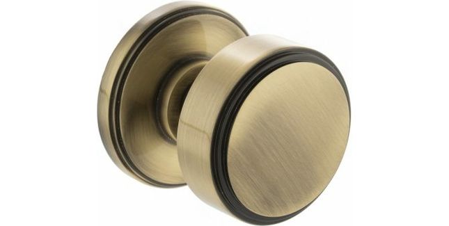 Millhouse Brass Boulton Solid Brass Stepped Mortice Knob (Pair)