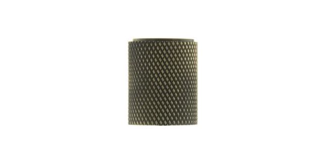 Millhouse Brass Watson Cylinder Knurled Cabinet Knob