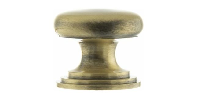 Old English Lincoln Solid Brass Victorian Cabinet Knob
