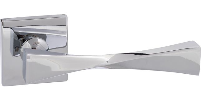 Senza Pari Guido Lever Door Handle on Square Rose (Pair)