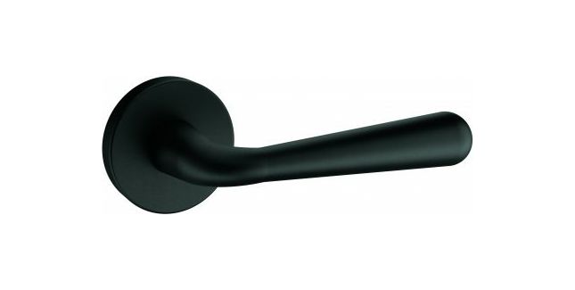 Tupai Rapido CurvaLine Adra Lever Door Handle on Round Rose (Pair)