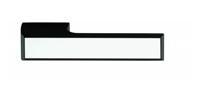 Tupai Rapido VersaLine Tobar Lever Door Handle with White Decorative Plate (Pair)