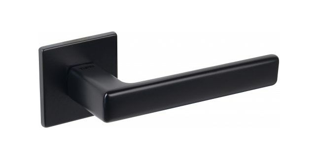 Tupai Rapido 5S Line Portel Lever Door Handle on Square Rose (Pair)