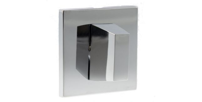 Atlantic Tupai Rapido 5S Slimline Square Rose Bathroom Turn &amp; Release