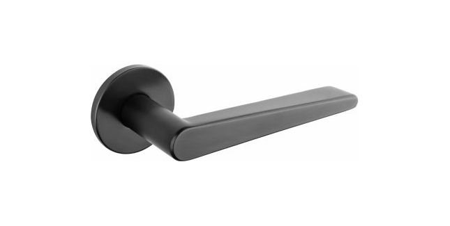 Tupai Exclusivo 5S Line Torrao Lever Door Handle on Round Rose (Pair)