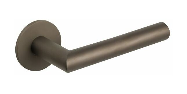 Tupai Exclusivo 5S Line Covela Lever Door Handle on 5mm Slimline Round Rose (Pair)