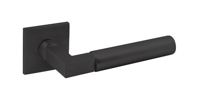 Tupai Exclusivo 5S Line Covas Lever Door Handle on Square Rose (Pair)