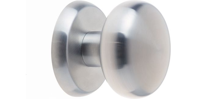Fab &amp; Fix 316 Brushed Stainless Steel Front Door Knob