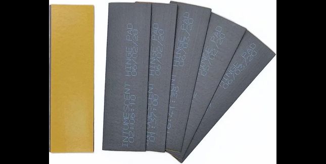 Fire Essentials Self Adhesive Intumescent Hinge Pads (Pack of 6)