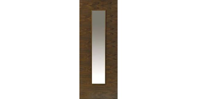 JB Kind Franquette Pre-Finished Walnut Glazed Internal Door