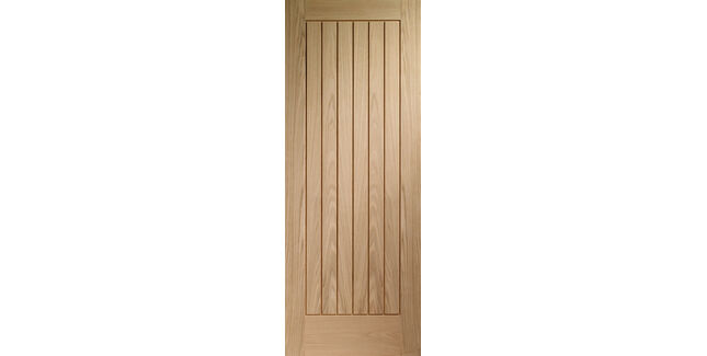 XL Joinery Suffolk 6 Panel Grooved Pre-Finished Oak Internal Door