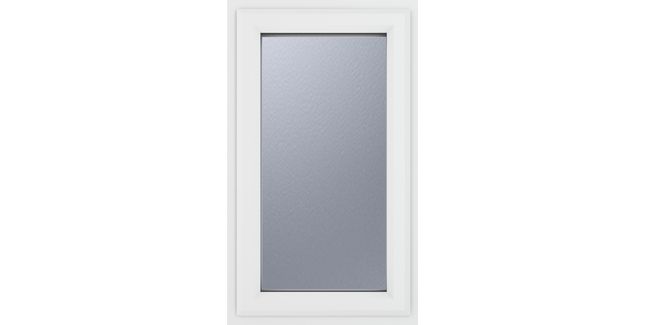 Crystal uPVC Left Hand Side Hung Triple Glazed Casement Window - White