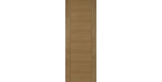 Mendes ISEO Deluxe Quarter Cut Pre-Finished Oak FD30 Fire Door