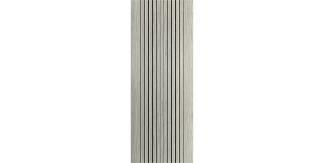 JB Kind Aria Grey Pre-Finished Grooved Laminate FD30 Fire Door