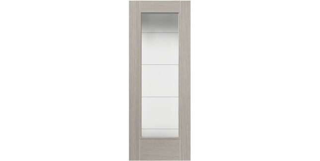 JB Kind Tigris Pre-Finished Light Grey Glazed Internal Door