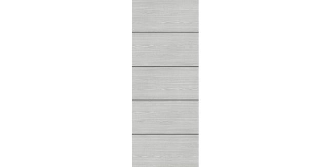 Deanta Light Grey Ash Horizontal Inlay Flush FD60 Fire Door