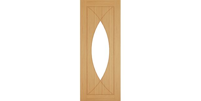 Deanta Amalfi Pre-Finished Oak Glazed Internal Door