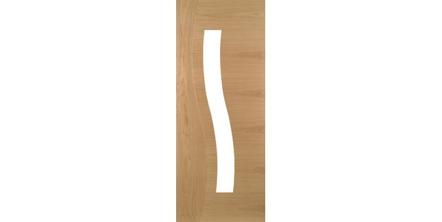 Deanta Cadiz Pre-Finished Oak Glazed Internal Door