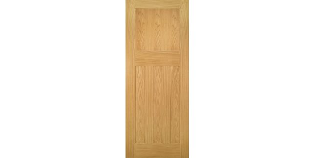 Deanta Cambridge Unfinished Oak Internal Door