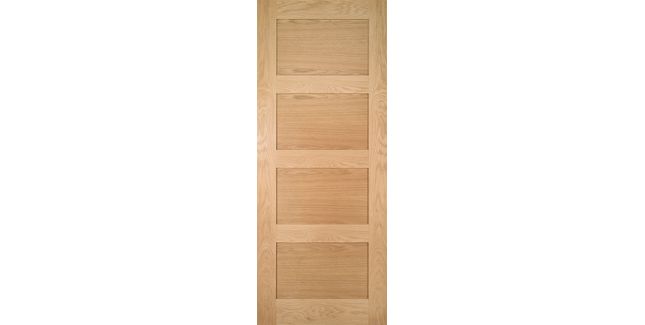 Deanta Coventry Unfinished Oak Internal Door