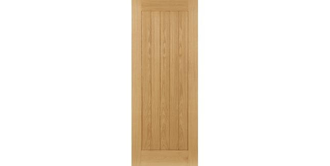 Deanta Ely Unfinished Oak FD30 Fire Door