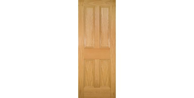 Deanta Kingston Unfinished Oak FD30 Fire Door