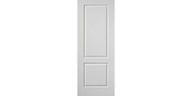 JB Kind 2-Panel Caprice Grained White Primed Internal Door