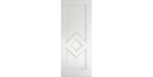 Deanta Ascot White Primed FD30 Fire Door