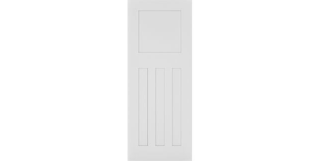 Deanta Cambridge White Primed FD30 Fire Door