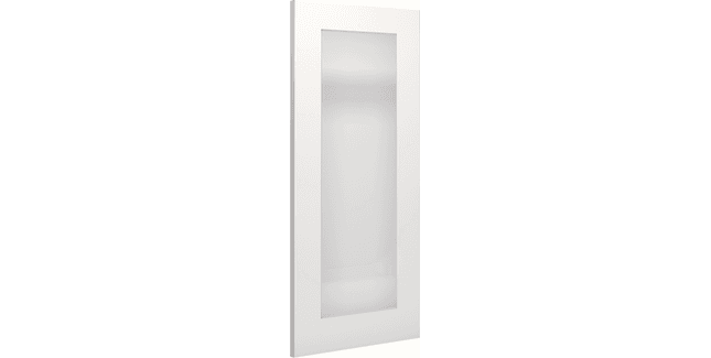 Deanta Denver White Primed Frosted Fully Glazed Internal Door