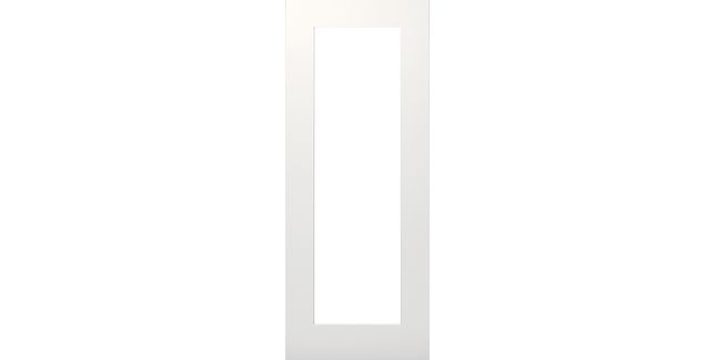 Deanta Denver White Primed Clear Glazed Internal Door
