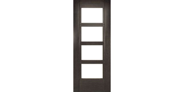 Deanta Montreal Dark Grey Ash Glazed Internal Door