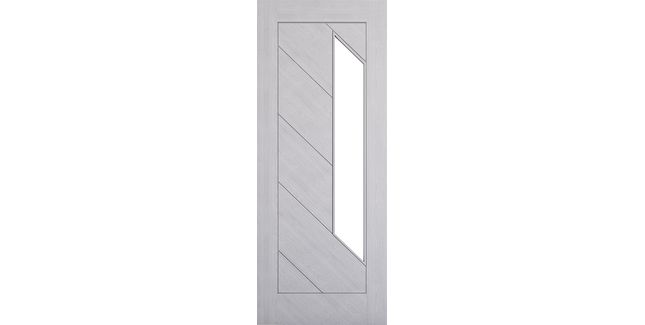 Deanta Torino Light Grey Ash Glazed FD30 Fire Door