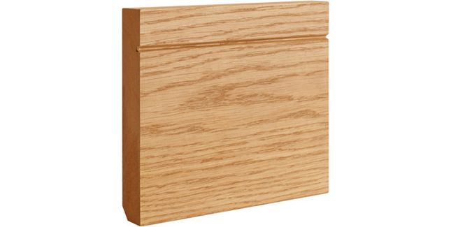 Deanta Pre-Finished Oak Shaker Skirting (3.6m) Pack of 4