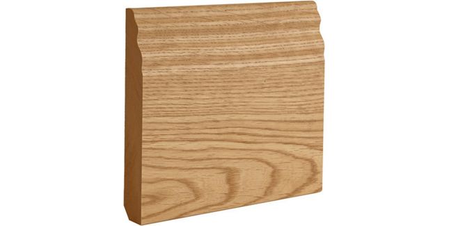 Deanta Pre-Finished Oak Traditional Skirting - 3.6m (Pack of 4)