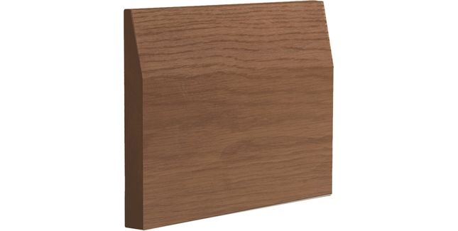 Deanta Pre-Finished Walnut Half Splayed Skirting - 3.6m (Pack of 4)