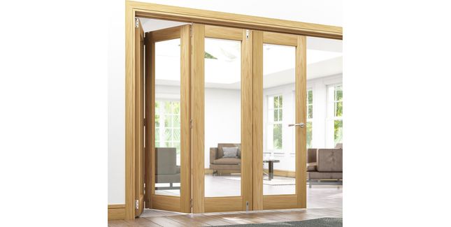Deanta Pre-Finished Oak Bi-Fold Door Frame Kit